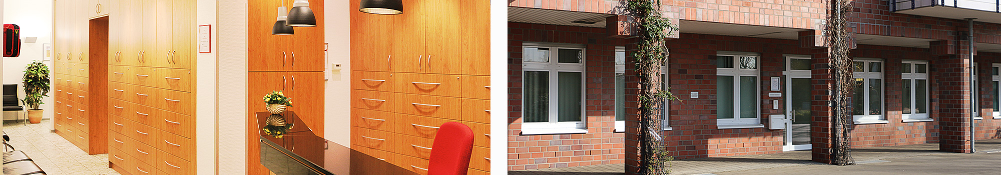 Empfangsbereich der Praxis